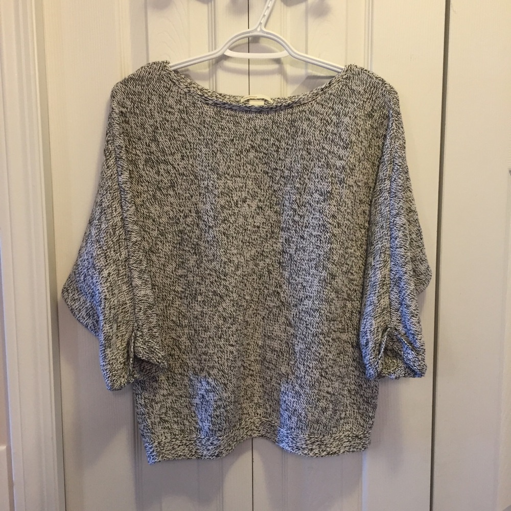H&M Slouchy Thick Knit Sweater Scoopneck